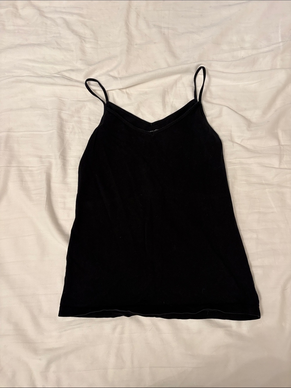 Saks Fifth Avenue Black V-Neck Spaghetti Strap Camisole